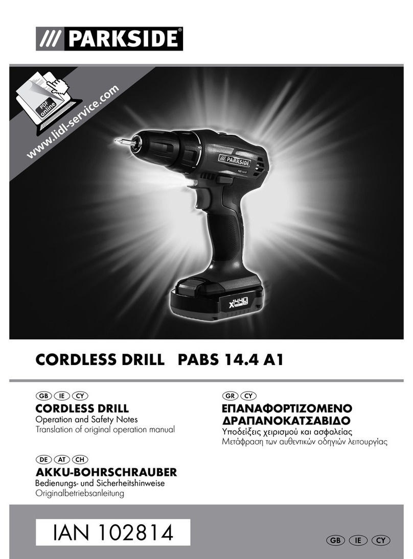 Parkside PABS 14.4 A1 User manual
