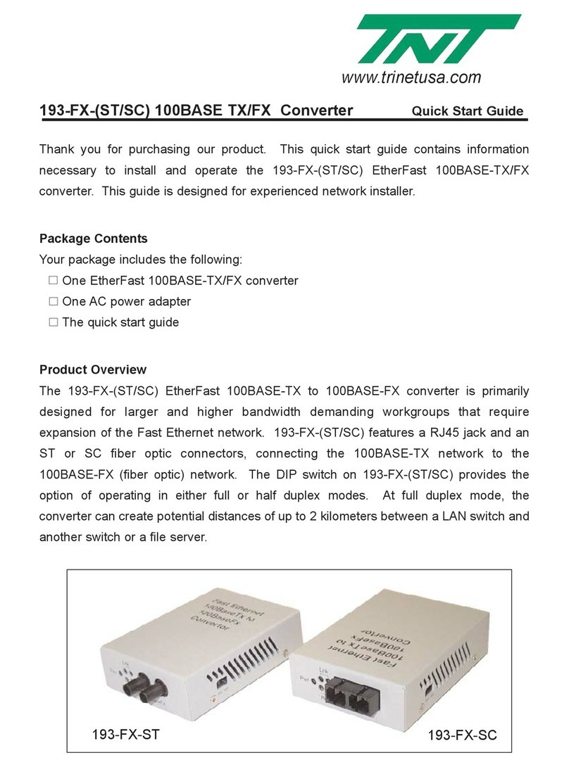 TNT 193-FX-ST quick start guide