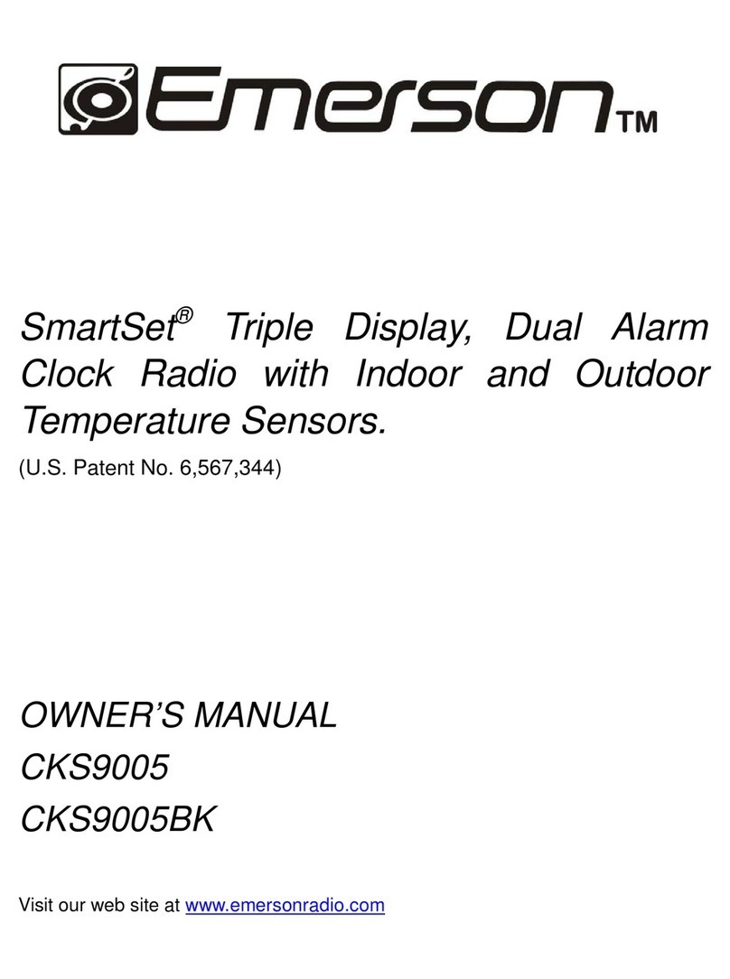 Emerson SmartSet CKS9005 owner's manual
