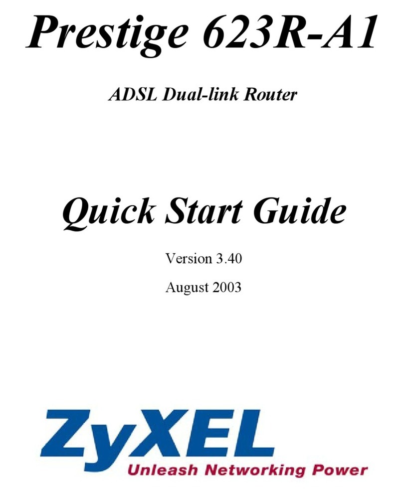 ZyXEL Communications Prestige 623R-A1 User manual