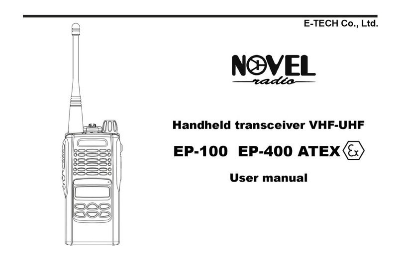 E-Tech Novel EP-100 user manual