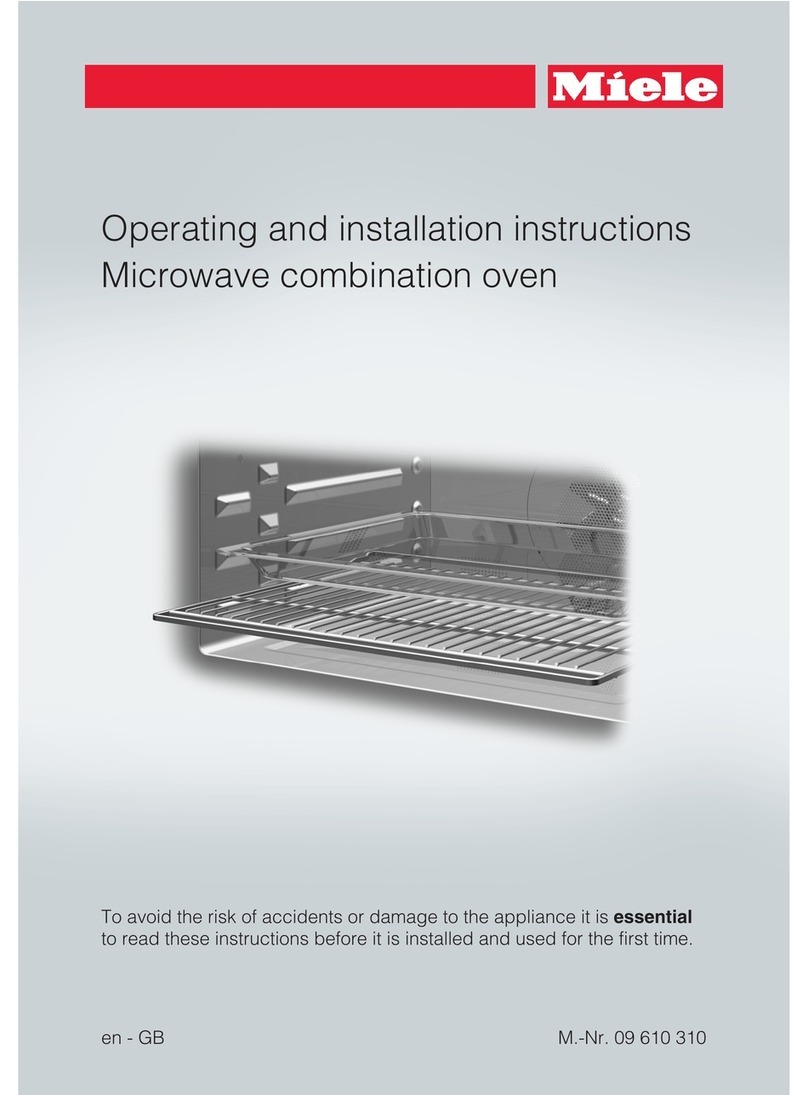 Miele H 6200 BM Operating and installation instructions Miele H 6200 BM Operating and installation instructions