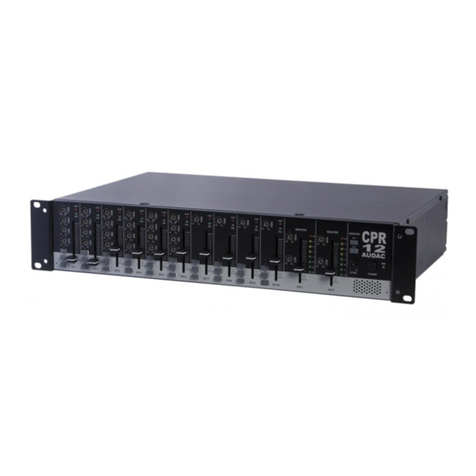 AUDAC CPR12 User manual & installation guide