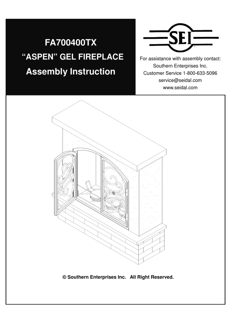 SEI ASPEN FA700400TX Assembly instruction SEI ASPEN FA700400TX Assembly instruction