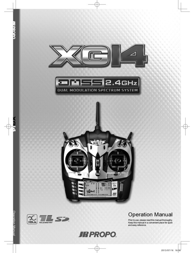 Horizon Hobby XG14 Operation manual