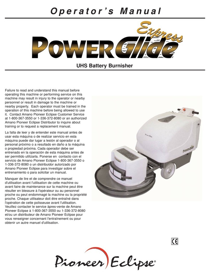 Pioneer Eclipse Express Power Glide Operator's manual
