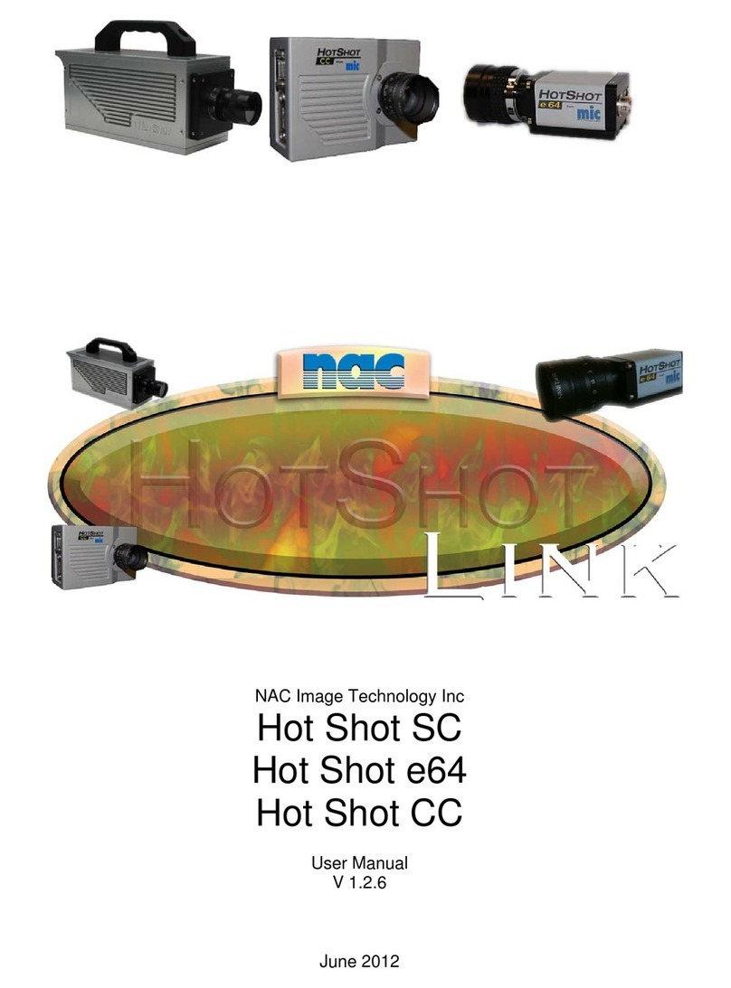 NAC Image Technology Hot Shot SC user manual