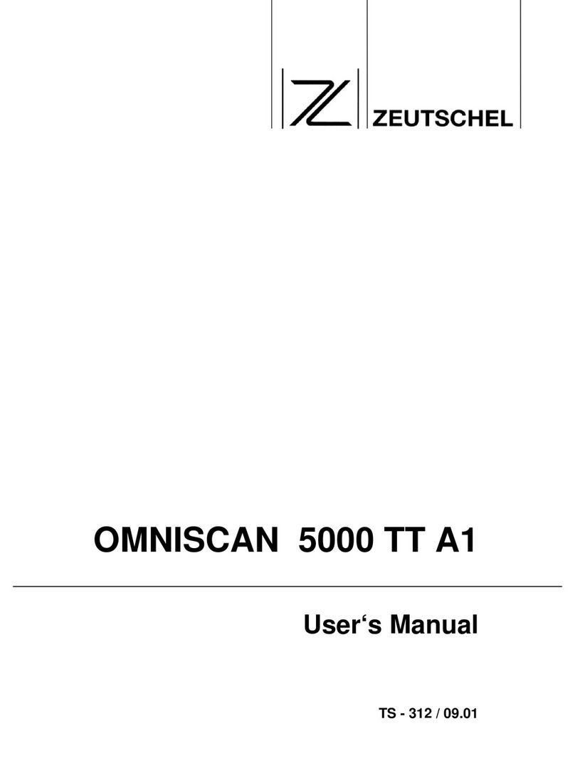 Zeutschel OMNISCAN 5000 TT A1 User manual