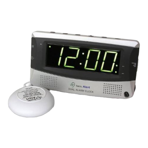 Sonic Alert SBD375sseu Operation instructions