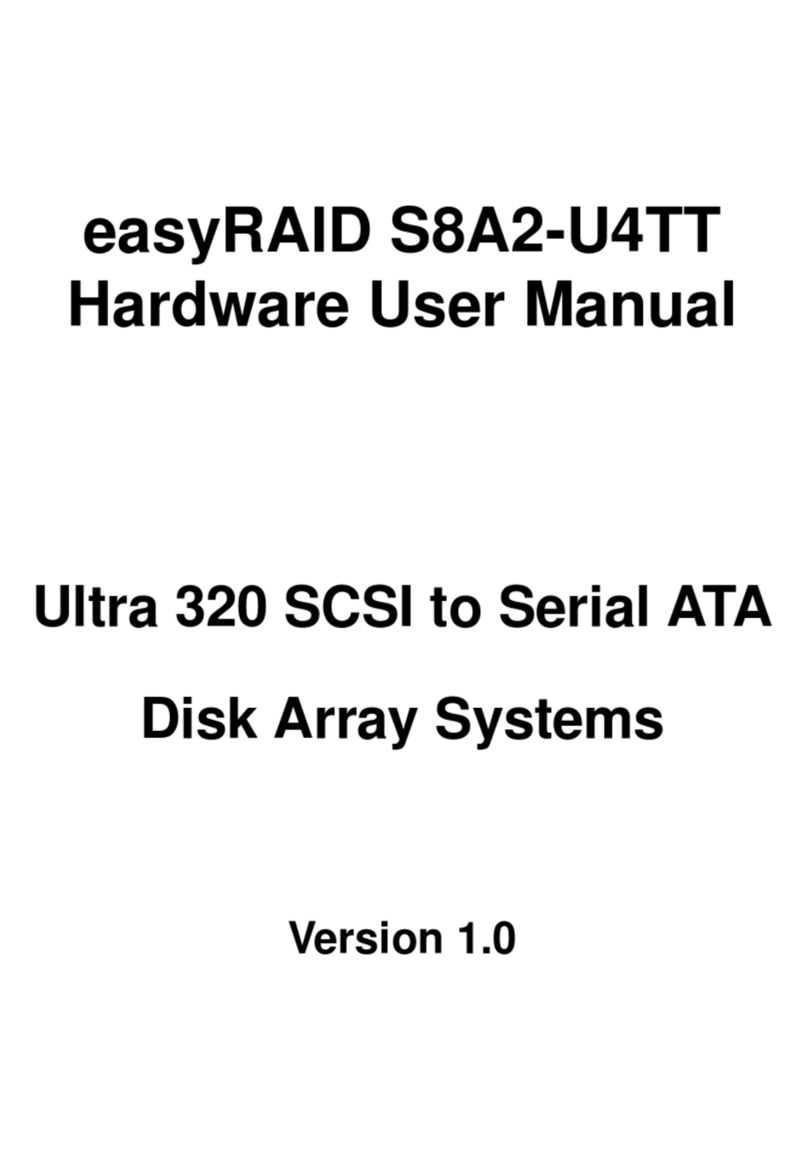 easyRAID S8A2-U4TT Hardware user manual