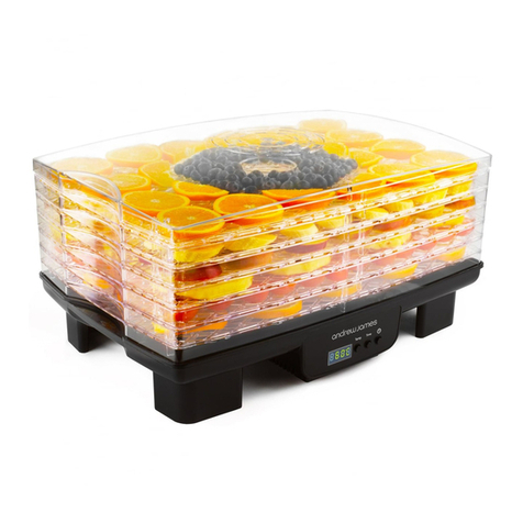 Andrew James Digital Food Dehydrator User manual Andrew James Digital Food Dehydrator User manual