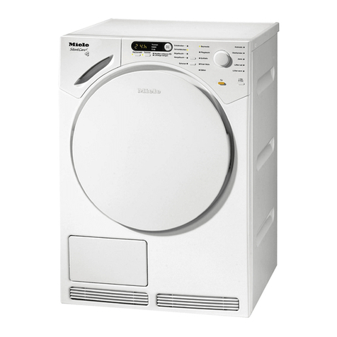 Miele T 7744 C operating instructions