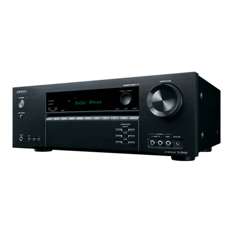 Onkyo TX-SR444 Installation guide