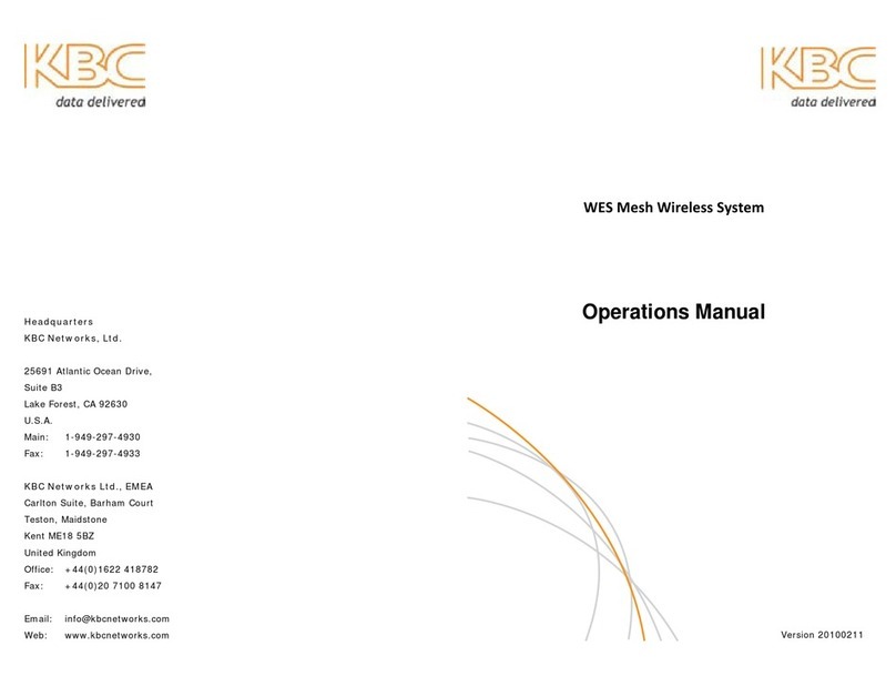 KBC MESH-AA-Ox User manual