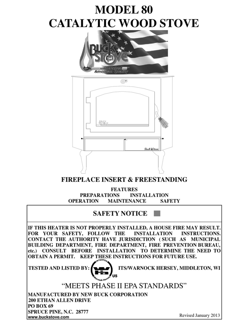 BuckMaster 80 Installation, operation, & maintenance instruction BuckMaster 80 Installation, operation, & maintenance instruction