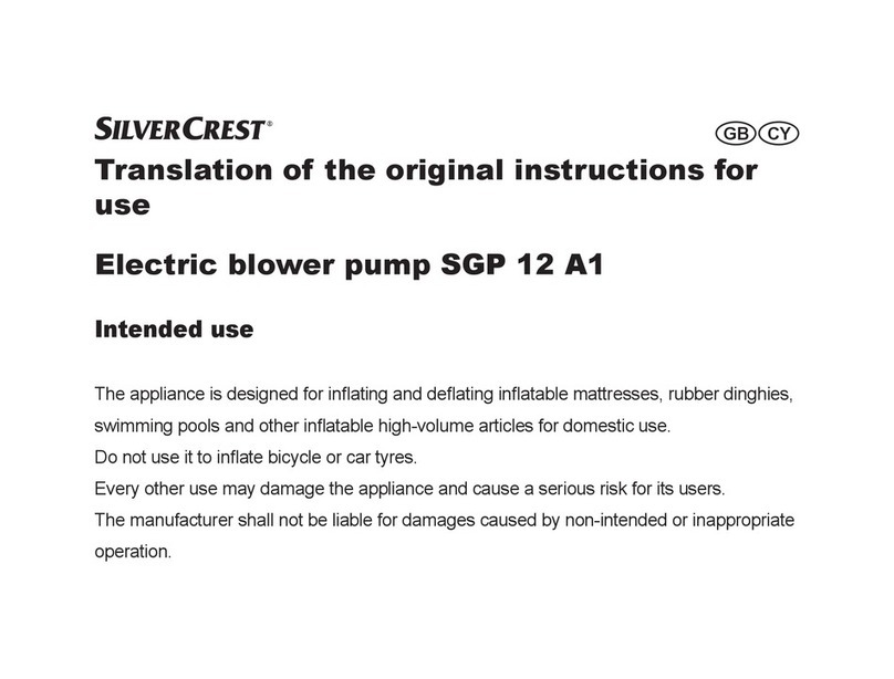 Silvercrest SGP 12 A1 Instructions for use