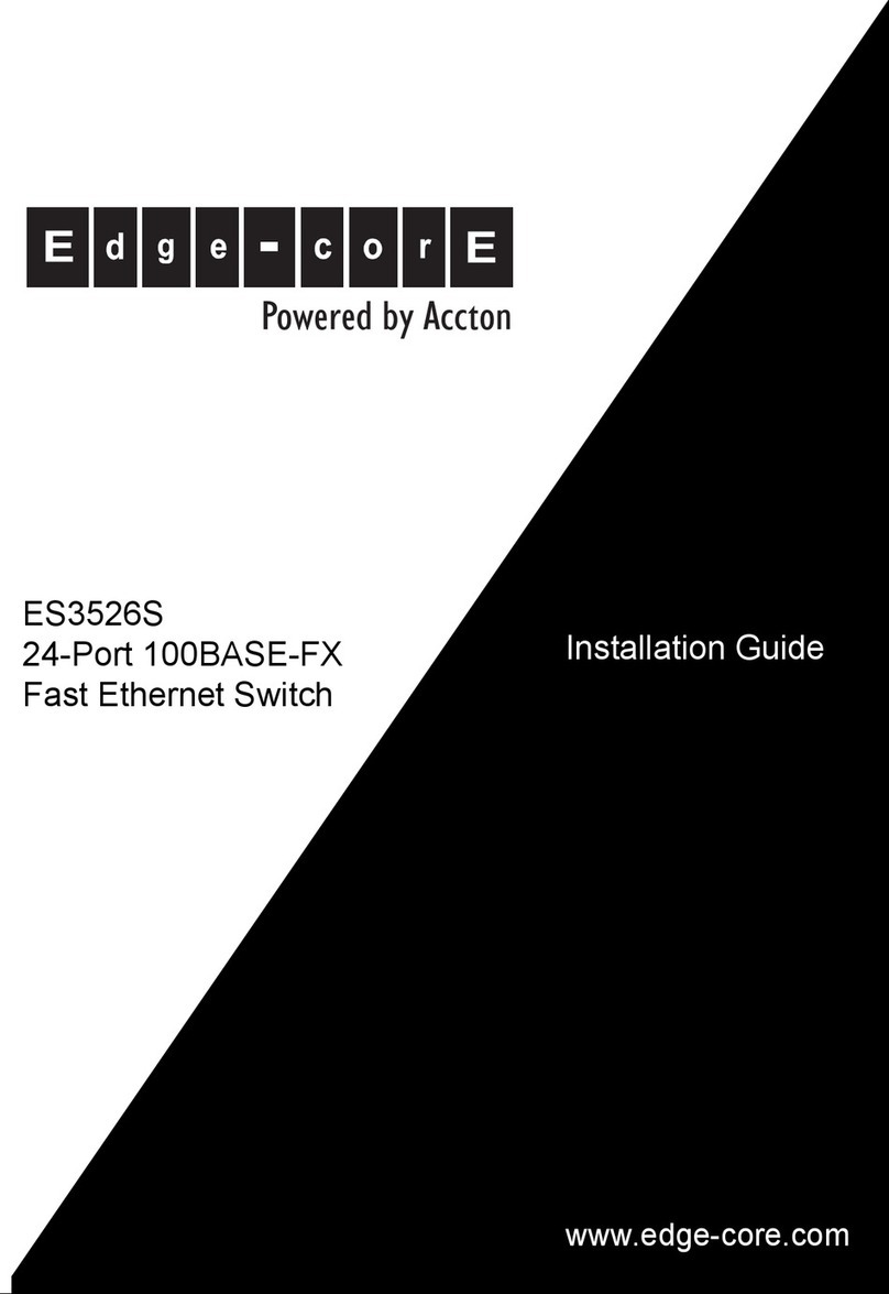 Edge-Core ES3526S User manual