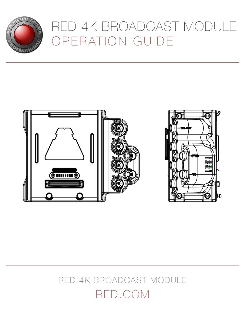 Red Epic 4K Broadcast Module Operation guide