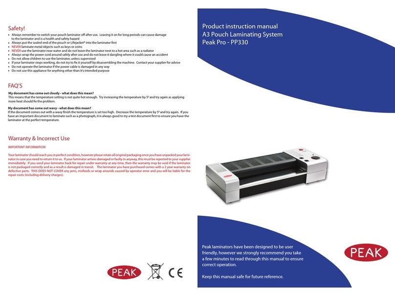 Peak Pro-PP330 User manual