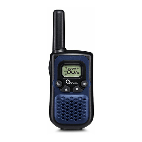 Oricom PMR780 operating instructions