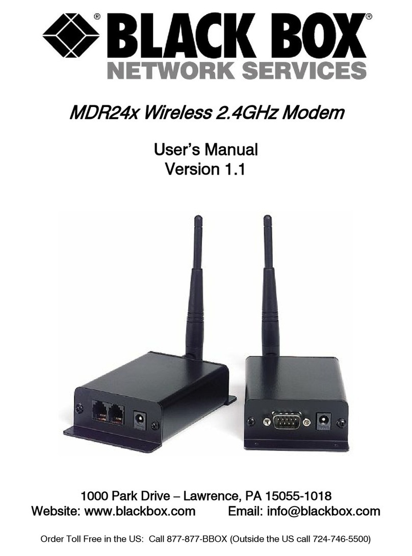 Black Box MDR24x User manual