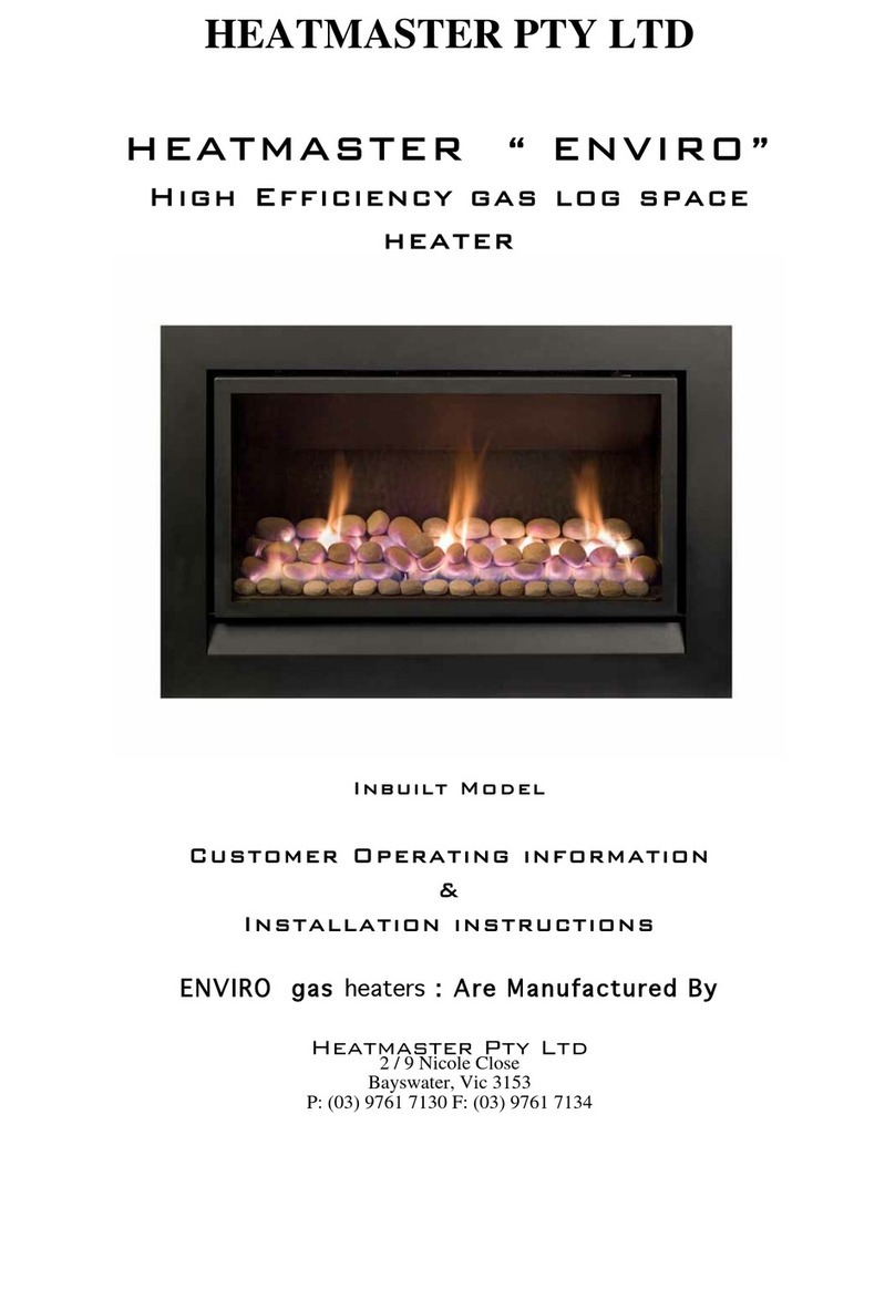 Heatmaster ENVIRO Operating information & installation instructions