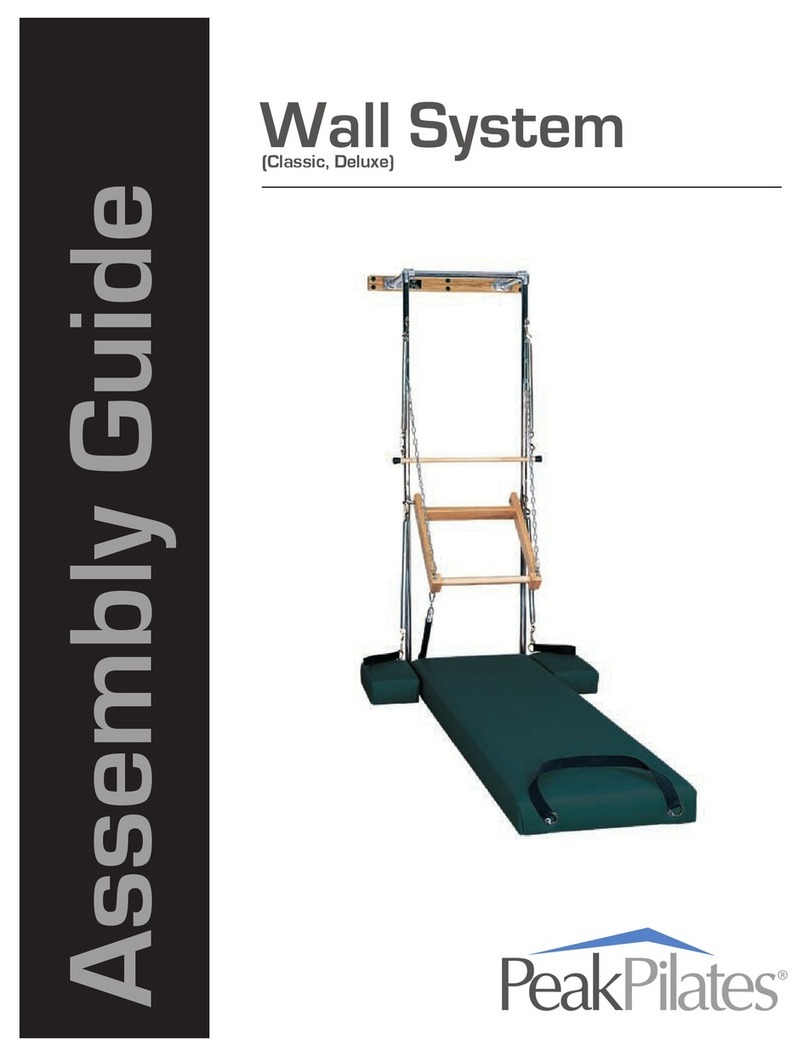 Peak Pilates Deluxe Assembly guide