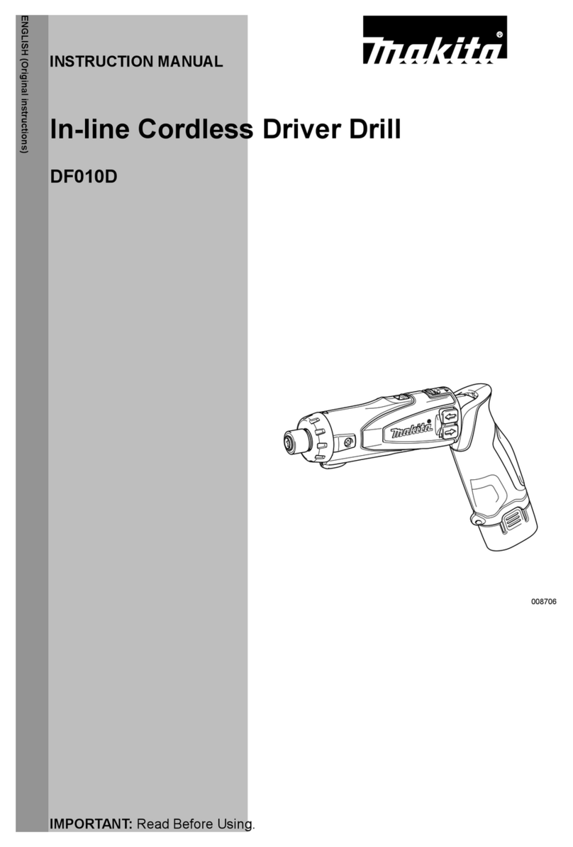 Makita DF010D User manual Makita DF010D User manual