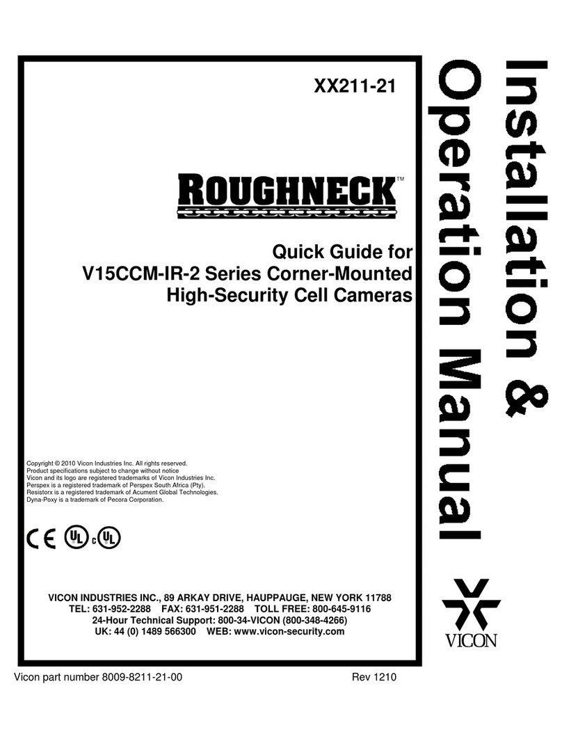 Vicon V15CCM-IR-2 Series Rouchneck quick guide