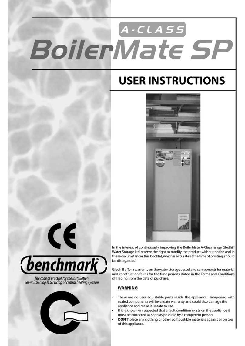 Gledhill Response BoilerMate SP User manual