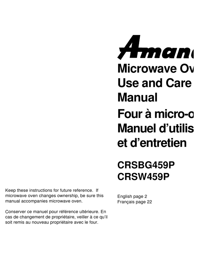 Amano CRSBG459P use and care manual