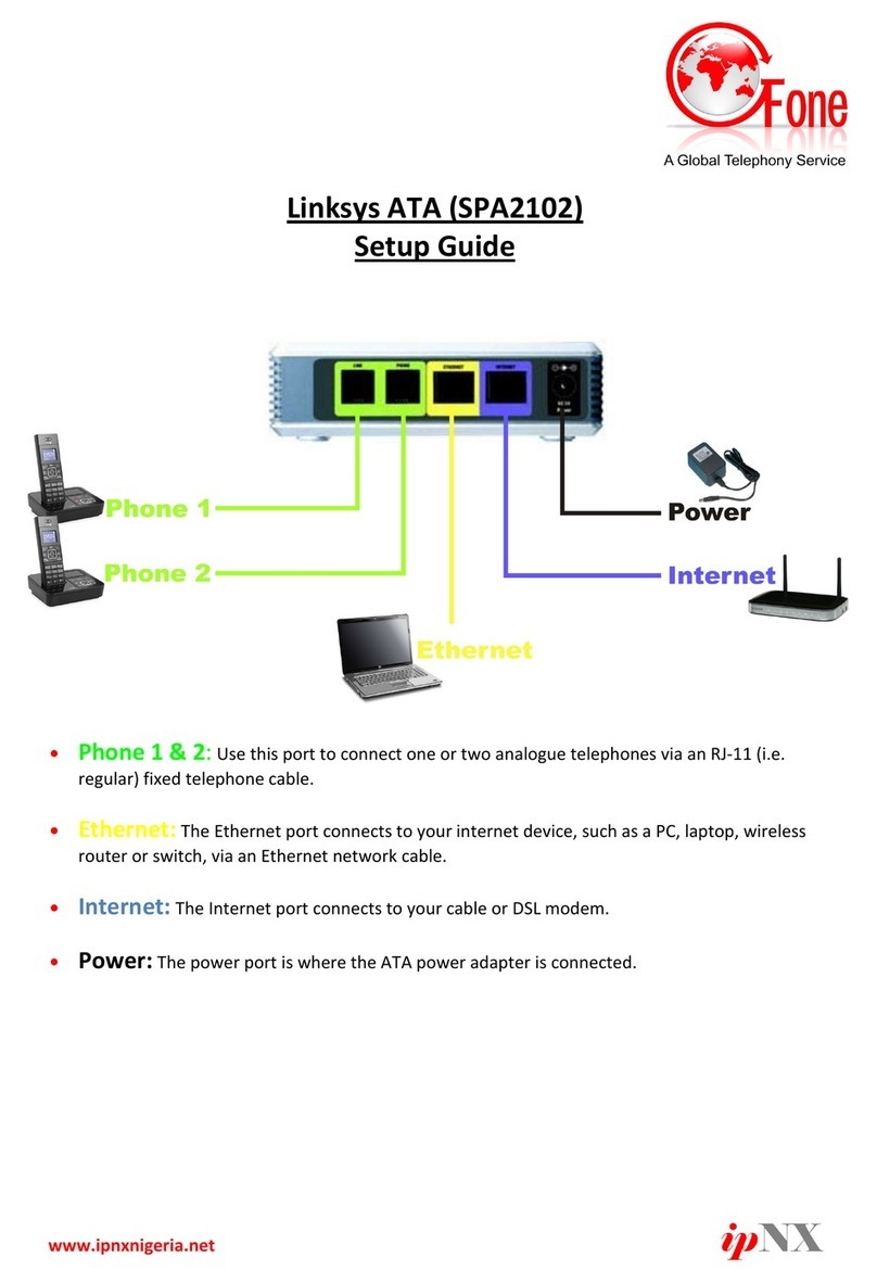 ipNX Linksys ATA SPA2102 Setup guide