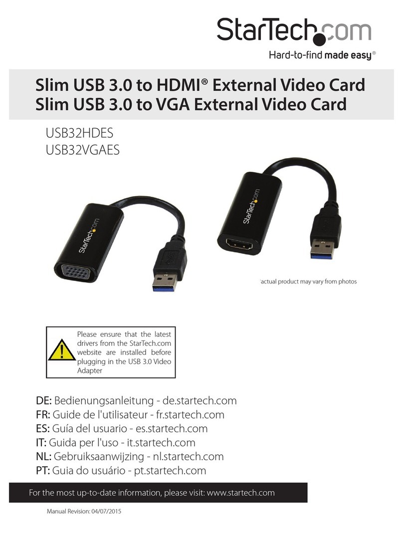 StarTech.com USB32HDES instruction manual StarTech.com USB32HDES instruction manual