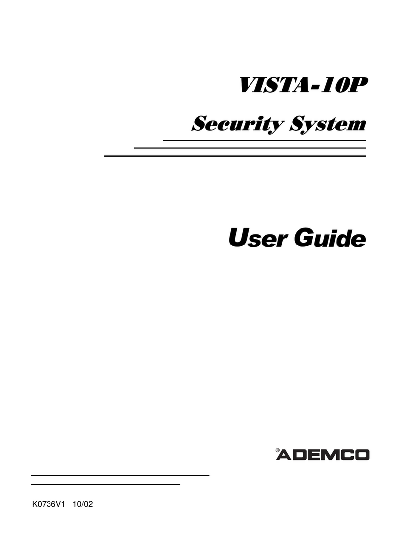 ADEMCO Vista-10P User manual