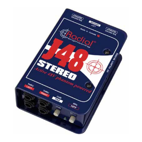 Radial Engineering J48 stereo User manual