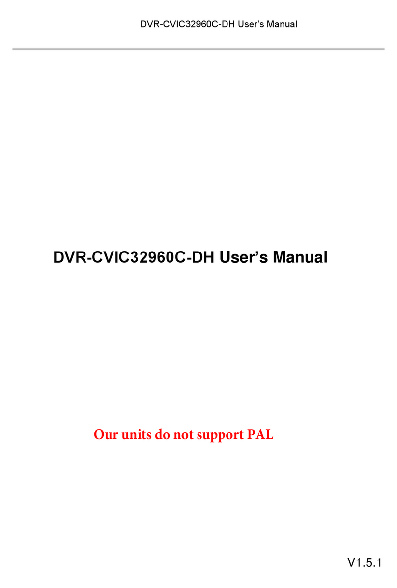 Security Camera King DVR-CVIC32960C-DH user manual