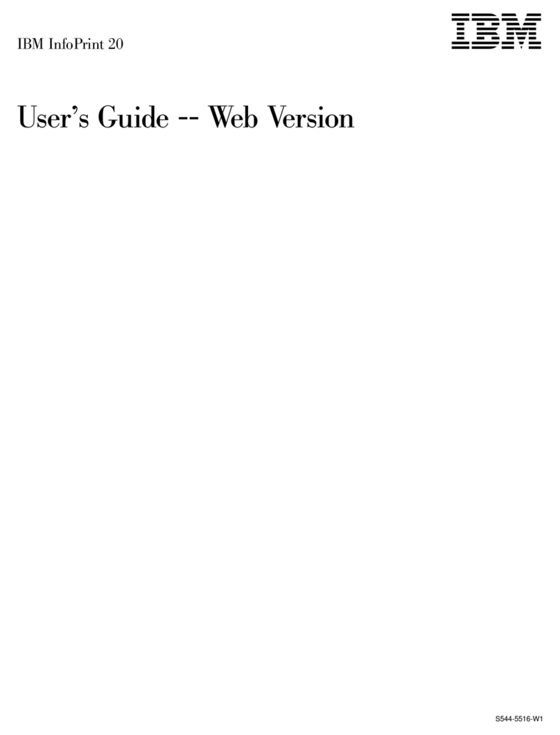 IBM InfoPrint 20 User manual