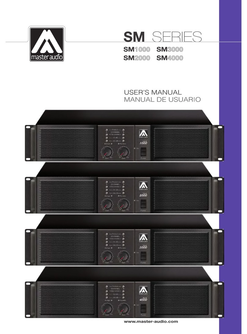 Master audio SM1000 User manual Master audio SM1000 User manual