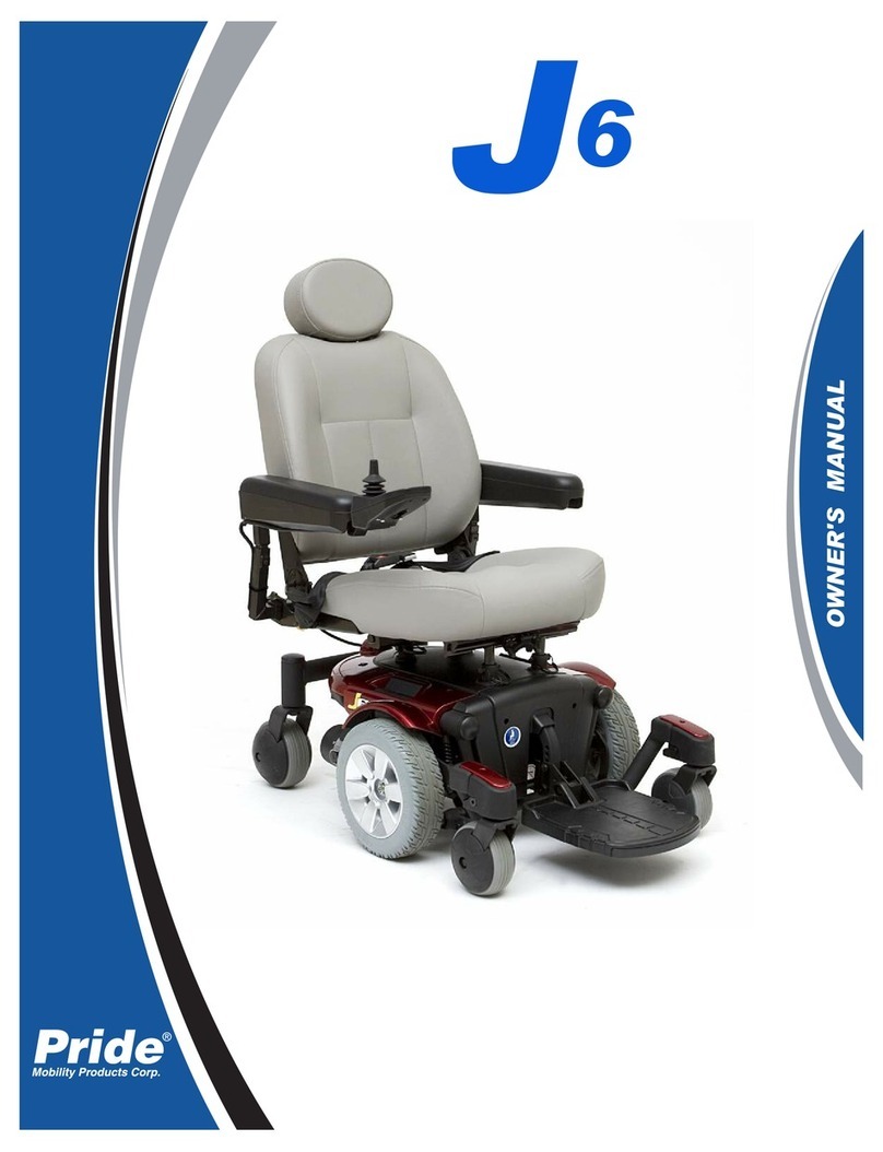 Pride J6 owner's manual