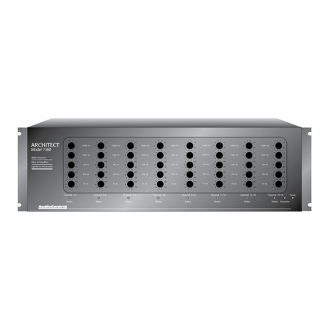 Audio Control Architect 1160 Assembly instructions