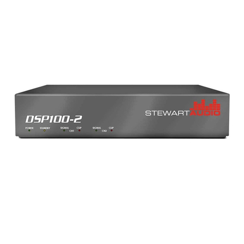 Stewart Audio DSP100 series User manual