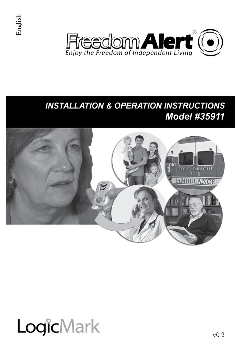 LogicMark FreedomAlert 35911 Installation instructions