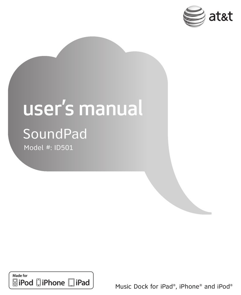 AT&T SoundPad ID501 User manual