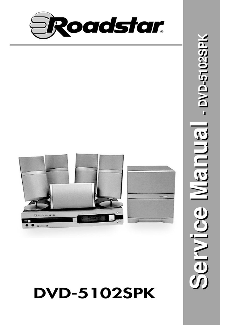 Roadstar DVD-5102SPK Service manual