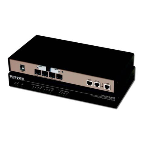 Patton SmartNode 4980 series User manual