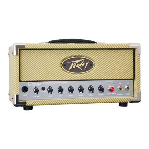 Peavey Classic 20 MH User manual Peavey Classic 20 MH User manual