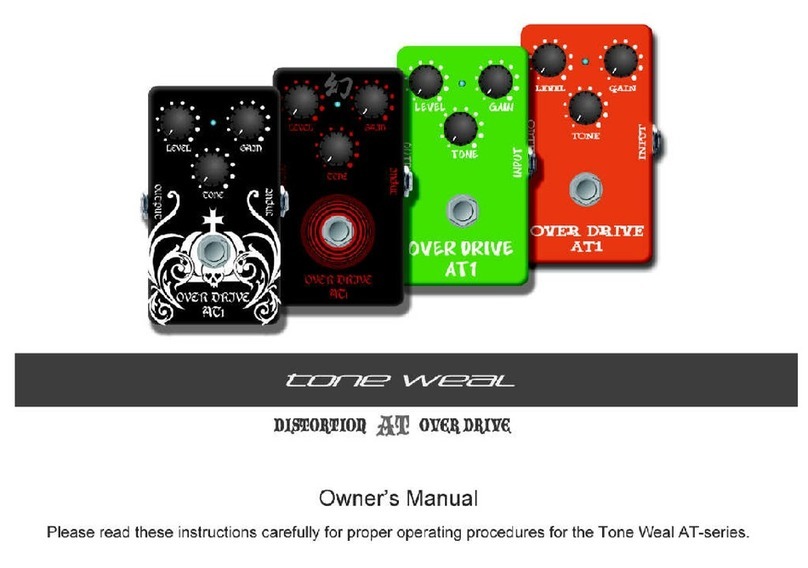 TONE WEAL AT-Series owner's manual