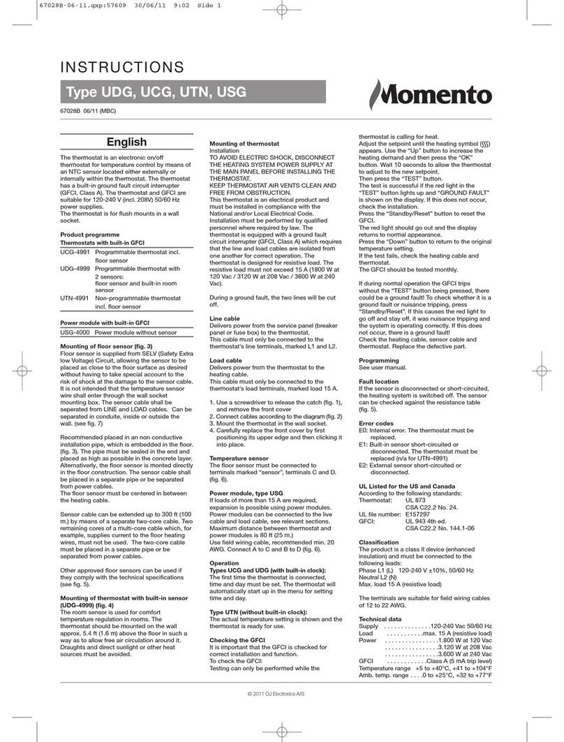 Momento UDG Instructions for use