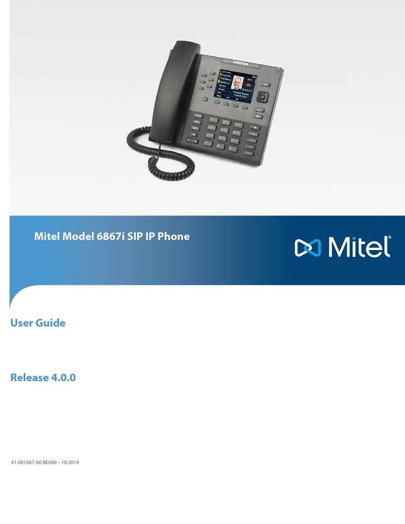 Mitel 6867i Premium user guide Mitel 6867i Premium user guide