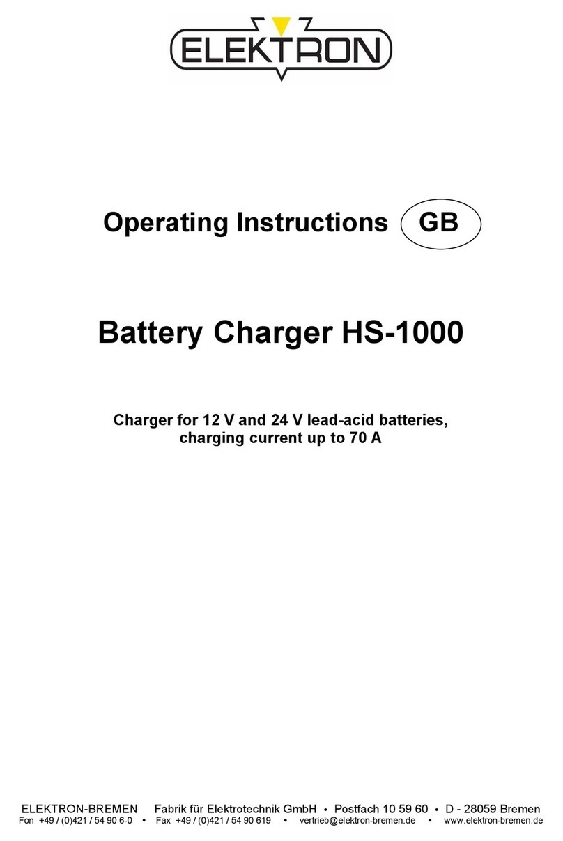 Elektron HS-1000 operating instructions